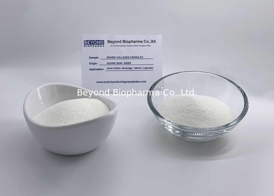 CAS 9007-34-5 Bovine Collagen Granule Untuk Sachet, Serbuk Minuman Padat